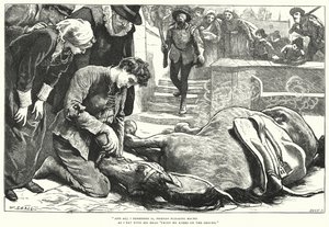 Wie sie die gute Nachricht von Gent nach Aachen brachten (Gravur) von William (after) Small