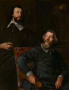 Porträt von zwei Herren, genannt Nicholas Stone und sein Sohn