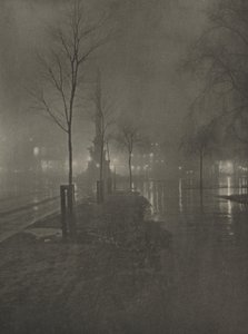 Nasse Nacht, Columbus Circle, New York