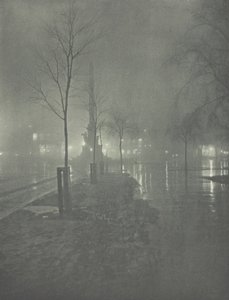Nasse Nacht, Columbus Circle, New York