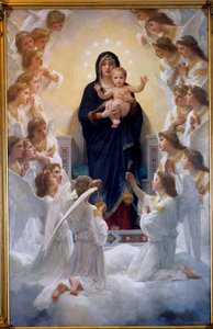 Die Jungfrau mit den Engeln von William Adolphe Bouguereau (1825-1905) 1900 von William Adolphe Bouguereau