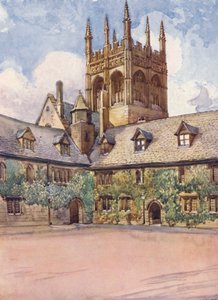 "Mob quad," Merton College von William Ainsworth Wildman