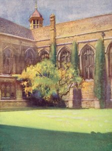 Ruskines Ecke im Wadham Garten