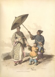 Eine chinesische Dame und ihr Sohn von William Alexander