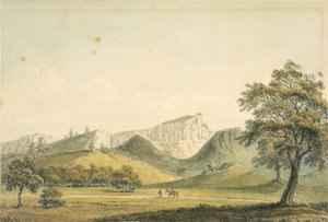 Ein bemerkenswerter Berg in der Nähe des Flusses von Monterrey von William Alexander