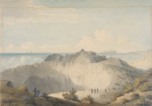 Krater des Gipfels des Mount Worroray, Owhyhee