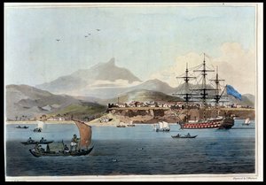 Porto Praya auf der Insel St. Jago, Tafel 4 aus 