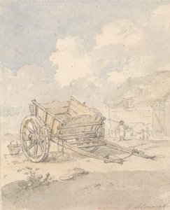 Studie eines Bauernwagens
