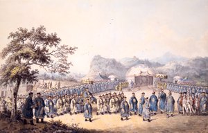 Der Kaiser von China empfängt die Gesandtschaft von Lord Macartney