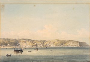 Die Stadt Valparaíso an der Küste von Chile von William Alexander