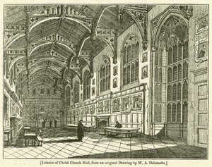 Innenraum der Christ Church Hall von William Alfred Delamotte
