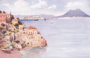 Die Bucht von Neapel, aus Hutchinson
