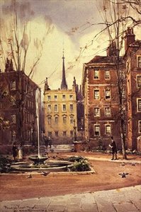 Fountain Court, Temple von William Allister Macdonald