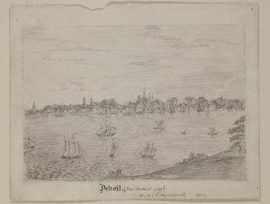 Detroit, ca. 1837 von William Asa Raymond