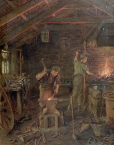 Durch Hammer und Hand, alle Künste stehen (Die Schmiede)