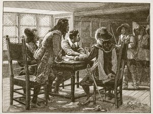 Verhaftung der Verschwörer in der Mermaid, Illustration aus 