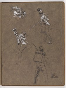 Studien für das Ölgemälde, Die Flagge: Albuhera, 16. Mai 1811