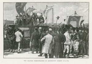 Die Chartisten-Demonstration auf dem Kennington Common, London
