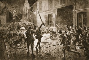 Die Coldstream Guards in Landrecies, August 1914