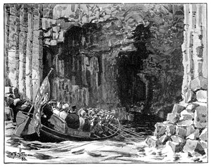 Der königliche Besuch in Fingals Höhle, Staffa, Schottland
