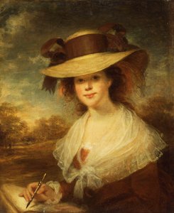 Porträt von Lady Beechley, der Frau des Künstlers von William Beechey