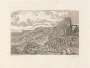 Bogen- und Pfeilschloss, Isle of Portland von William Bernard Cooke