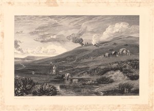 Dartmoor; Quelle des Tamar und des Torridge von William Bernard Cooke