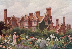 Hollingbourne Manor vom oberen Garten