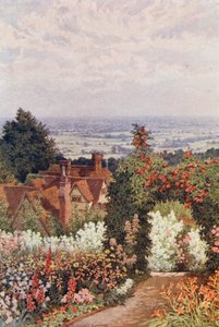 Das Weald vom Garten des Doktors, Sutton Valence von William Biscombe Gardner