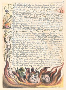 Amerika. Eine Prophezeiung, Tafel 17, Über Albions Engel.... von William Blake