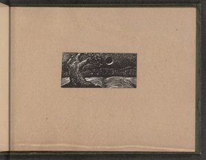 Zerstörter Baum und plattgedrückte Ernte, 1821
