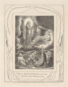 Buch Hiob, Platte 9, Die Vision von Eliphas von William Blake