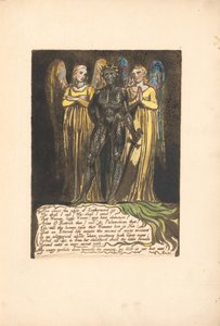 Europa. Eine Prophezeiung, Tafel 7, Jetzt kommt die Nacht... (Bentley 8) von William Blake