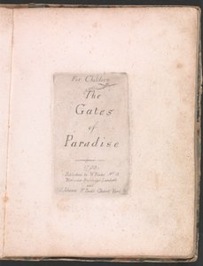 Für Kinder. Die Tore des Paradieses, Tafel 2, Titelseite