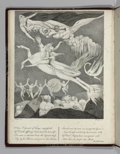 Illustration für "Leonora, eine Erzählung" von Gottfried August Bürger, graviert von Perry, 1796 von William Blake