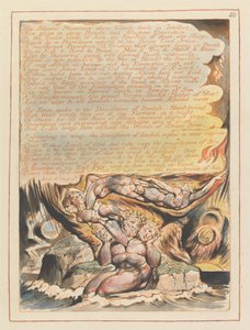 Jerusalem, Tafel 50, Die Atlantischen Berge... von William Blake