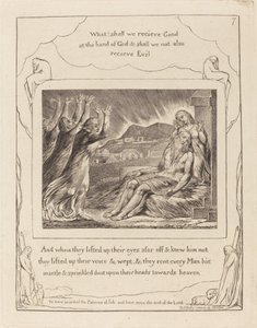 Hiobs Tröster von William Blake