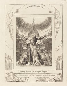 Hiobs Opfer von William Blake