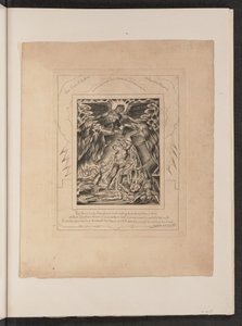 Hiobs Söhne und Töchter von Satan überwältigt, 1825