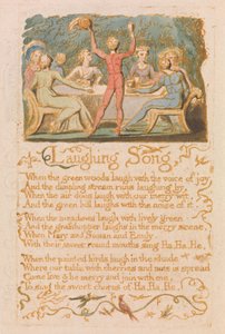 Lachlied (Platte 28) von William Blake