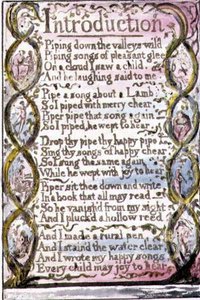Einführung: Platte 3 aus Songs of Innocence and of Experience (Kopie R) um 1802-08 von William Blake