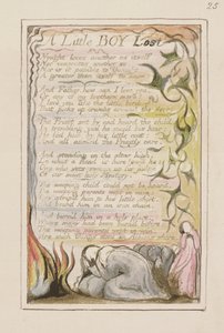 Ein kleiner verlorener Junge: Platte 53 aus Songs of Innocence and of Experience (Kopie R) ca. 1802-08