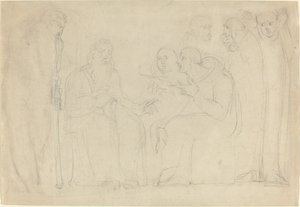 Der heilige Augustinus bekehrt König Ethelbert von Kent