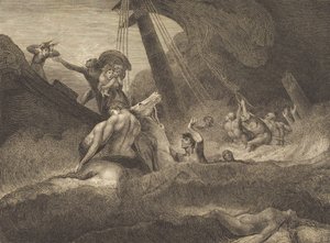 Skizze eines Schiffbruchs, 1809