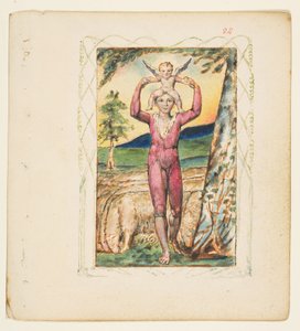 Lieder der Erfahrung: Frontispiz, ca. 1825 von William Blake