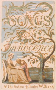 Lieder der Unschuld, Platte 2, Titelseite (Bentley 3)