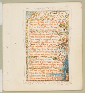 Lieder der Unschuld und der Erfahrung: Ein Traum, ca. 1825