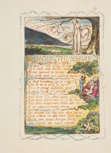 Lieder der Unschuld und Erfahrung: Heiliger Donnerstag, ca. 1825