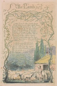 Lieder der Unschuld und der Erfahrung, Platte 18, "Das Lamm" (Bentley 8)