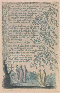 Lieder der Unschuld und der Erfahrung, Platte 30, "Nacht" (Bentley 20) von William Blake